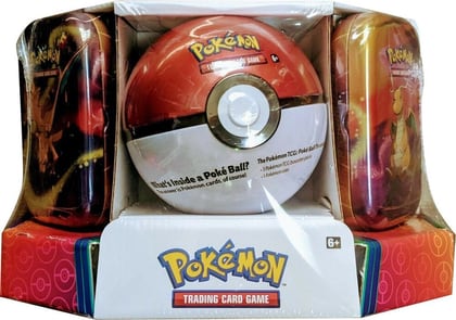 Pokemon - Poke Ball Tin + 2 Kanto Power Mini Tins - Poke Ball, Miscellaneous Cards & Products P245517