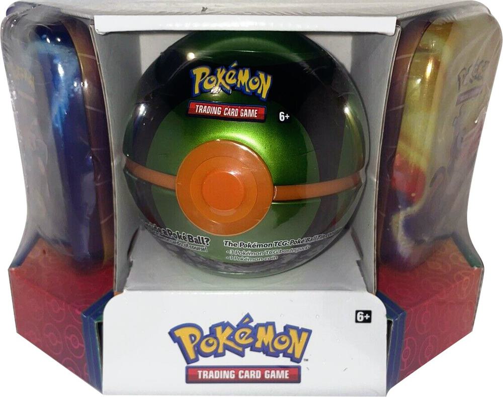 Pokemon - Poke Ball Tin + 2 Kanto Power Mini Tins - Dusk Ball, Miscellaneous Cards & Products P245519