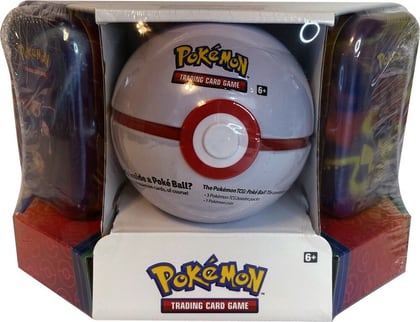 Pokemon - Poke Ball Tin + 2 Kanto Power Mini Tins - Premier Ball, Miscellaneous Cards & Products P245520
