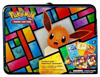 Eevee Pokemon Treasure Chest Tin, Miscellaneous Cards & Products P251014