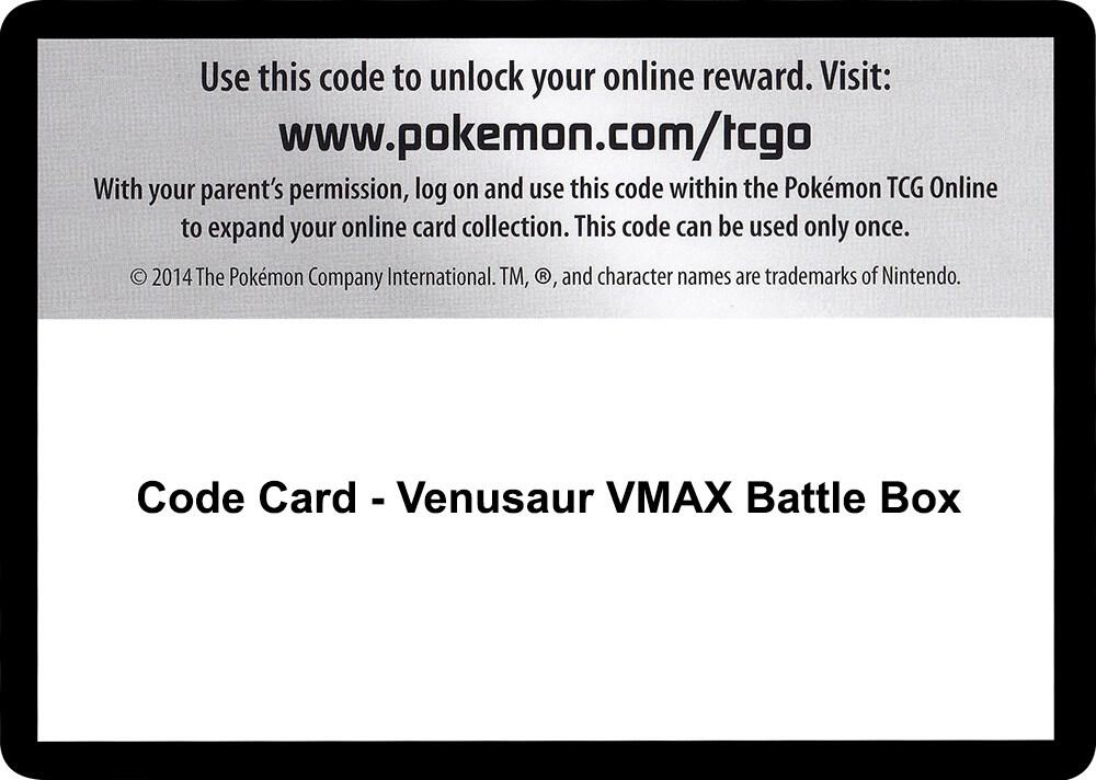 Code Card - Venusaur VMAX Battle Box, Miscellaneous Cards & Products P251526