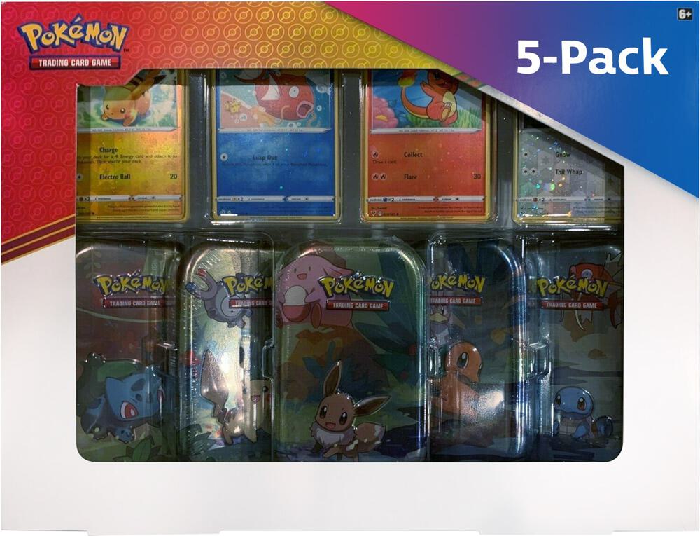 Kanto Friends Mini Tins 5-Pack, Miscellaneous Cards & Products P253839