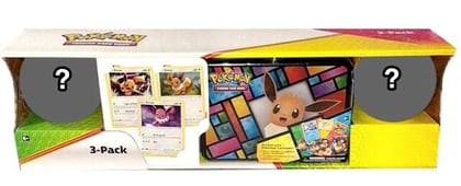 Costco Pokemon Collector 3-Pack: Eevee Treasure Chest + 2 Poke Ball Tins, Miscellaneous Cards & Products P256408