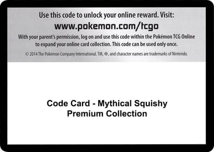Code Card - Mythical Squishy Premium Collection, Miscellaneous Cards & Products P257550