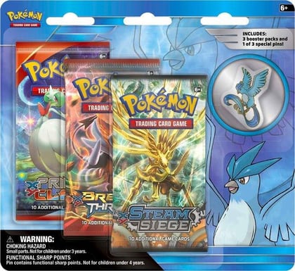 Legendary Birds Pin 3 Pack Blister [Articuno Pin], Miscellaneous Cards & Products P266637