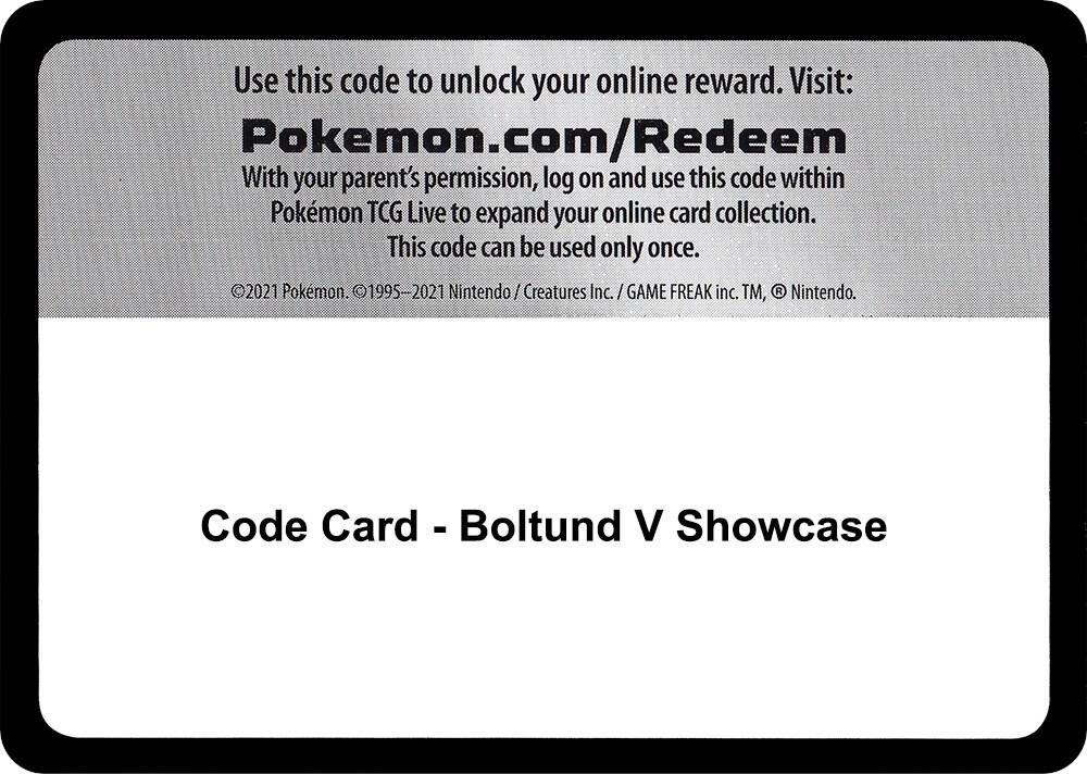 Code Card - Boltund V Showcase, Miscellaneous Cards & Products P268071