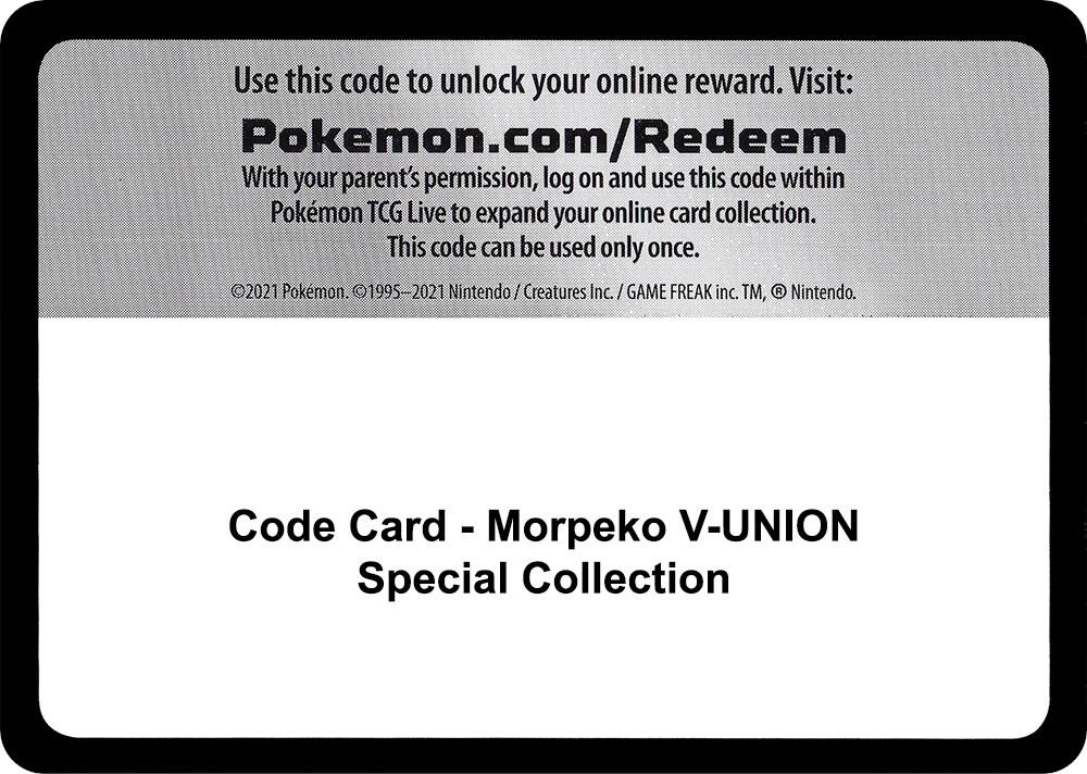 Code Card - Morpeko V-UNION Special Collection, Miscellaneous Cards & Products P270672