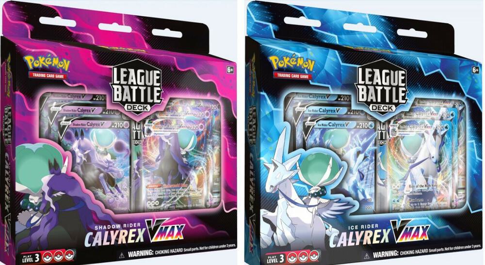 League Battle Deck [Shadow Rider/Ice Rider Calyrex VMAX] [Set of 2], Miscellaneous Cards & Products P271997