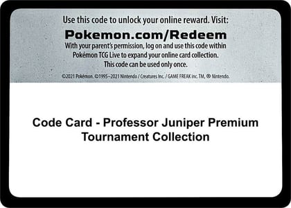 Code Card - Professor Juniper Premium Tournament Collection, Miscellaneous Cards & Products P276701
