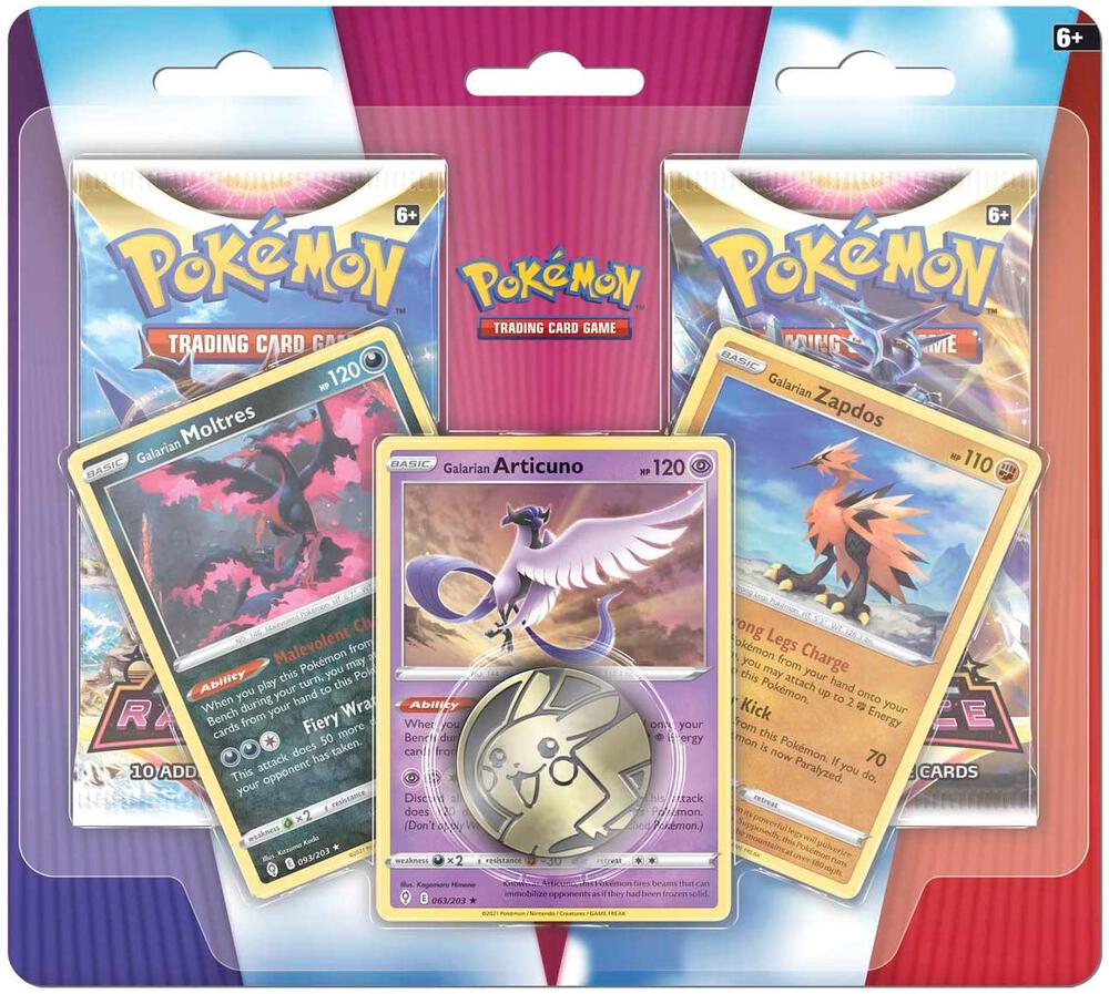 Enhanced 2-Pack Blister Pack [Galarian Articuno, Galarian Zapdos, & Galarian Moltres], Miscellaneous Cards & Products P279606
