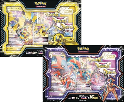 Deoxys/Zeraora VMAX & VSTAR Battle Box [Set of 2], Miscellaneous Cards & Products P282004