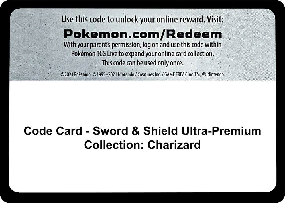 Code Card - Sword & Shield Ultra-Premium Collection: Charizard, Miscellaneous Cards & Products P285424