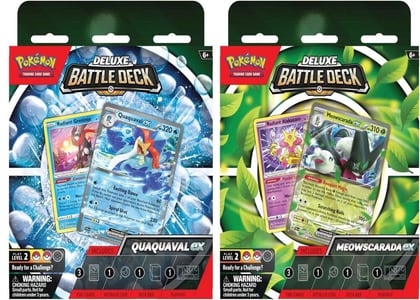 Deluxe Battle Deck: Quaquaval ex/Meowscarada ex [Set of 2], Miscellaneous Cards & Products P504257