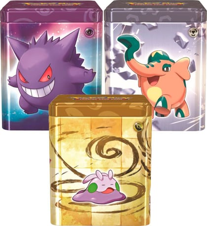Pokemon Stacking Tins [Set of 3] (Psychic, Metal, and Dragon), Miscellaneous Cards & Products P541205
