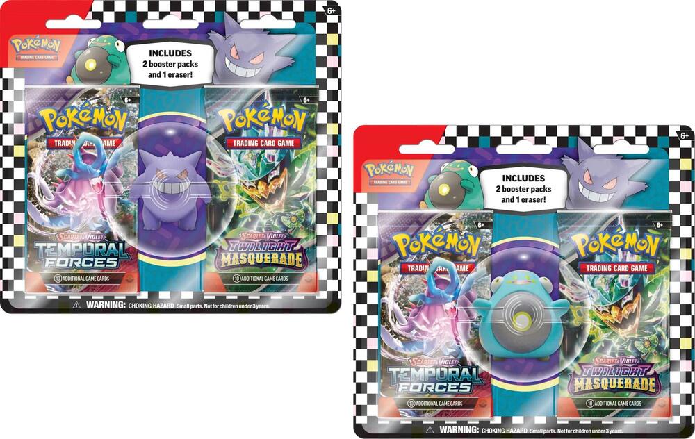 Pokemon TCG: Back to School Eraser Blister 2024 [Set of 2], Miscellaneous Cards & Products P549451