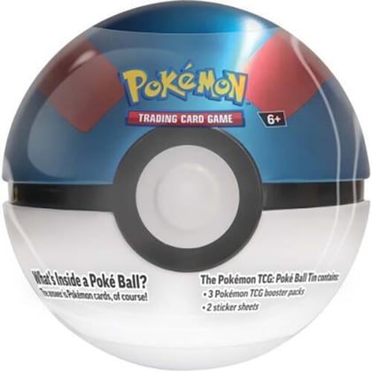 Pokemon - Poke Ball Tin - Great Ball (Q4 2024), Miscellaneous Cards & Products P587366