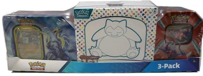 Costco Pokemon Collector 3-Pack: Scarlet & Violet 151 ETB + Paldea Legends Tins, Miscellaneous Cards & Products P587750