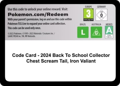 Code Card - Back-to-School 2024 Collector Chest, Miscellaneous Cards & Products P616944