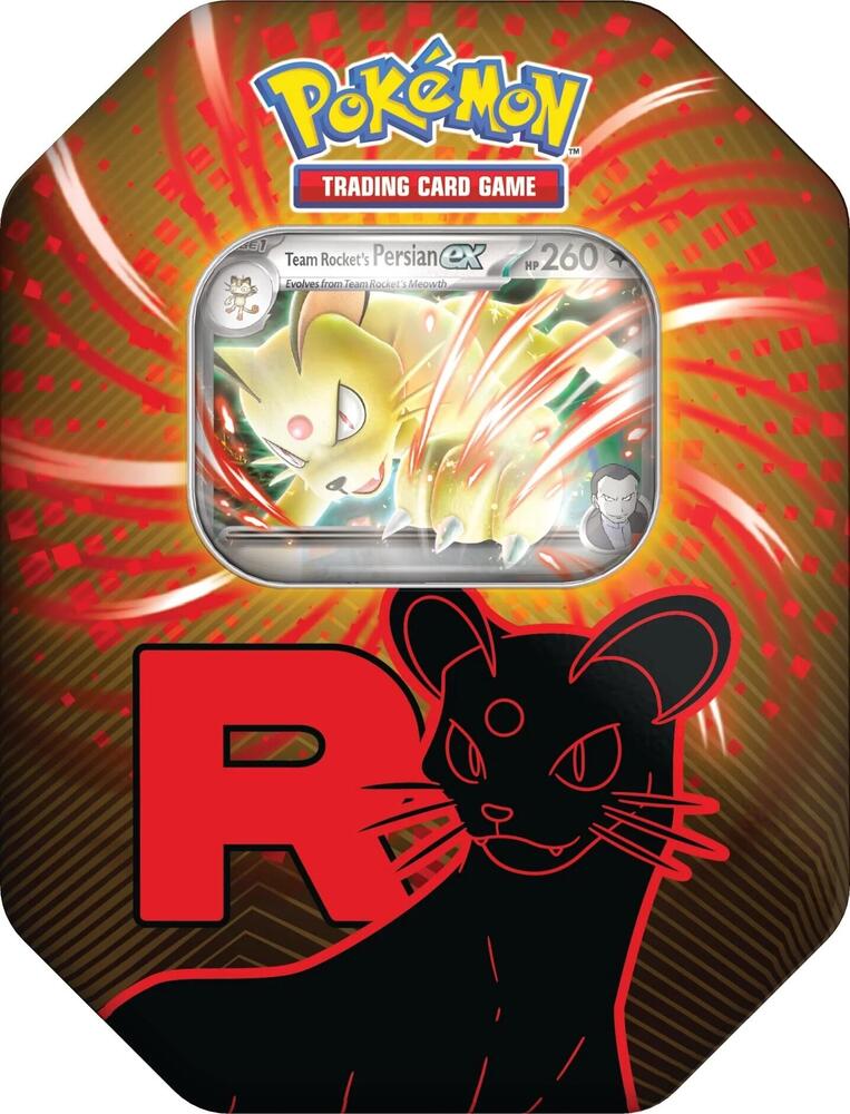 Team Rocket Tin [Team Rocket's Persian ex] (International Version), Miscellaneous Cards & Products P649197