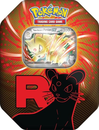 Team Rocket Tin [Team Rocket's Persian ex] (International Version), Miscellaneous Cards & Products P649197