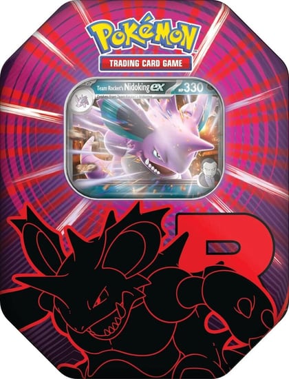 Team Rocket Tin [Team Rocket's Nidoking ex] (International Version), Miscellaneous Cards & Products P649199