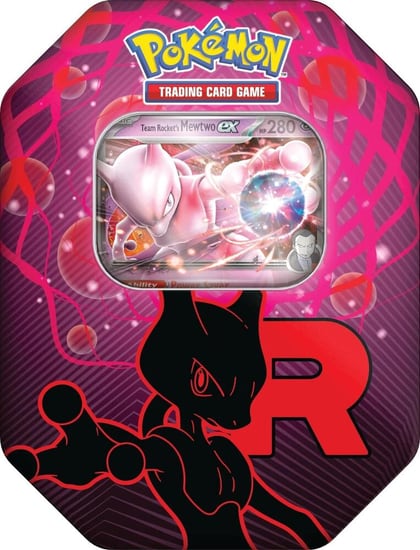 Team Rocket Tin [Team Rocket's Mewtwo ex] (International Version), Miscellaneous Cards & Products P649200
