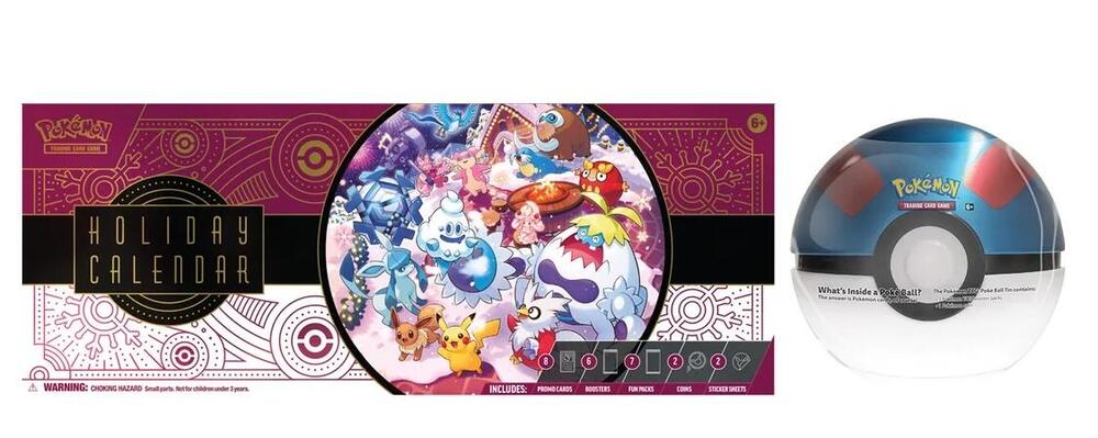 Costco Pokemon Pokemon Holiday Calendar and Great Ball Bundle, Miscellaneous Cards & Products P650885