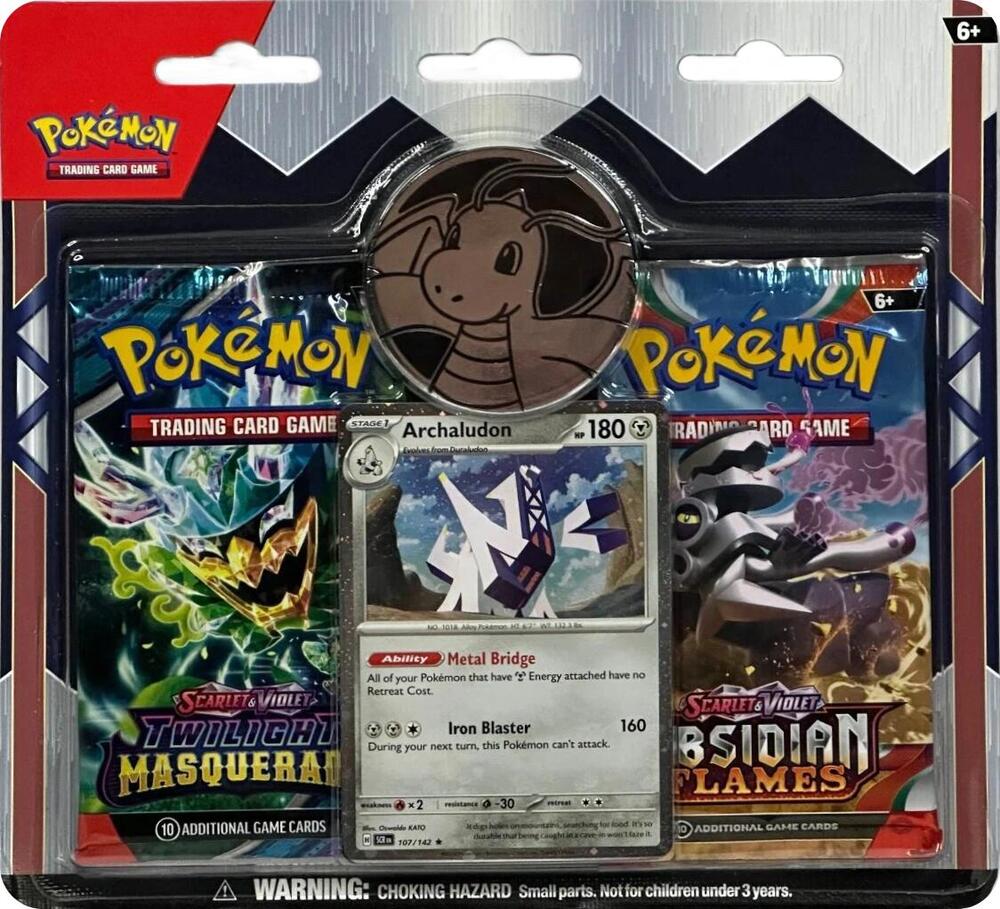 Checklane 2-Pack Blister [Archaludon] (3-tab), Miscellaneous Cards & Products P654113