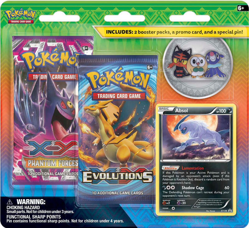 Alola Trio Pin Blister, Miscellaneous Cards & Products P668362