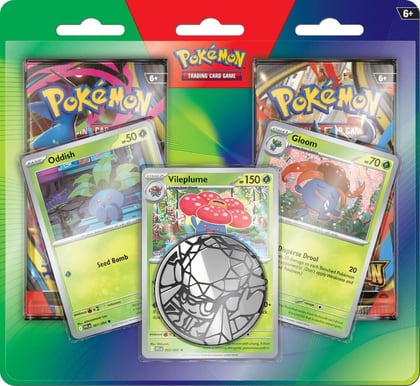 2-Pack Blister Pack [Oddish, Gloom, & Vileplume], Miscellaneous Cards & Products P683264