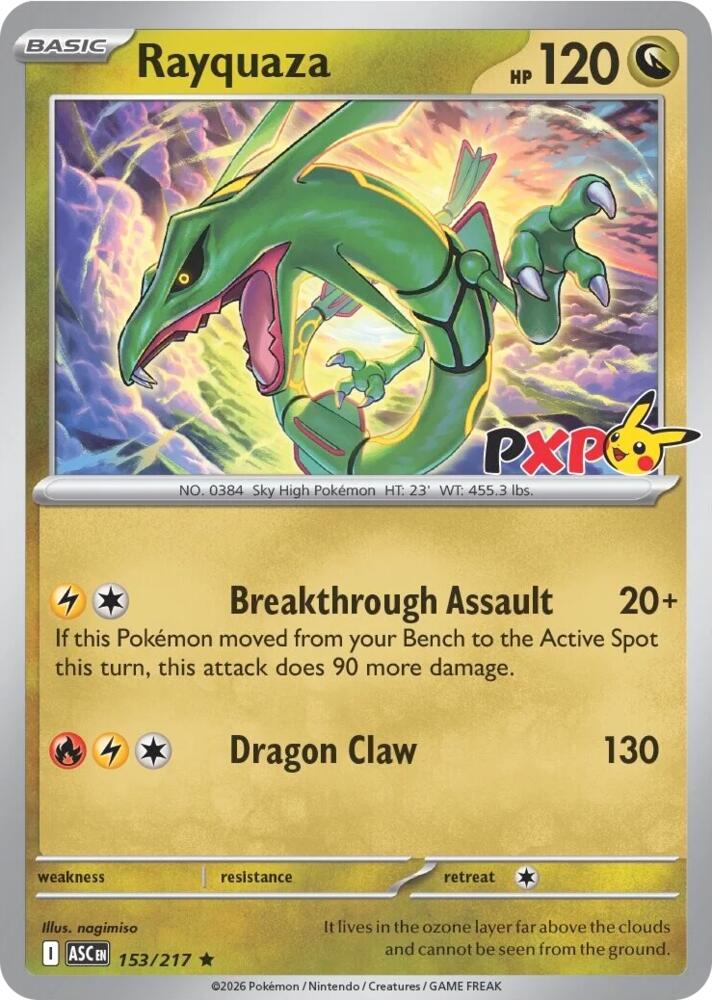 Rayquaza - 153/217 (Cosmos Holo), Miscellaneous Cards & Products P714944