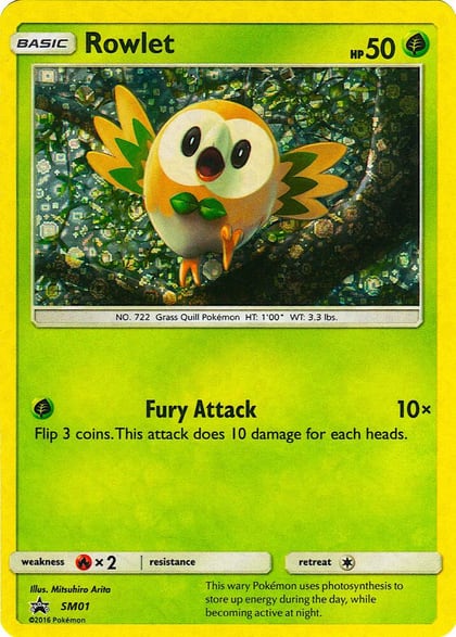 Rowlet - SM01 (General Mills Promo), Miscellaneous Cards & Products SM01