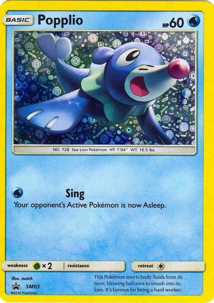 Popplio - SM03 (General Mills Promo), Miscellaneous Cards & Products SM03