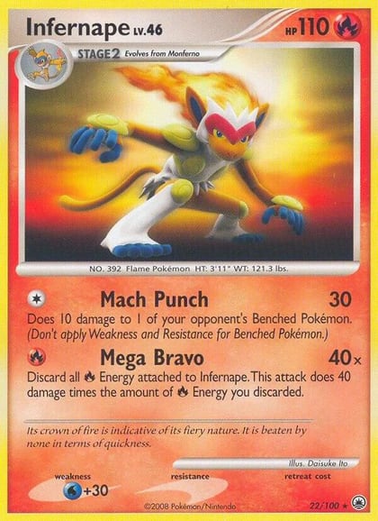 Infernape, Majestic Dawn 22/100