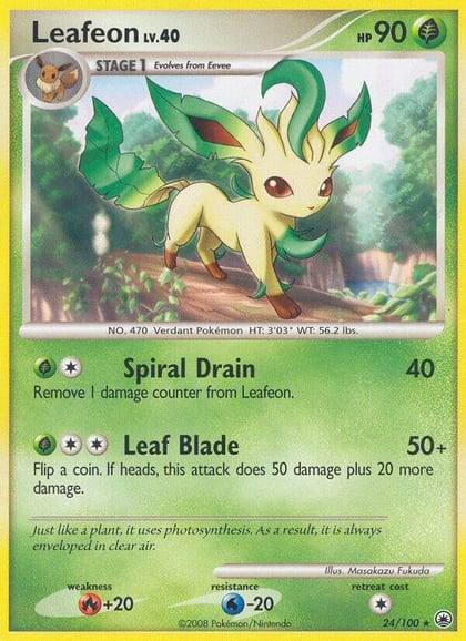 Leafeon (24), Majestic Dawn 24/100
