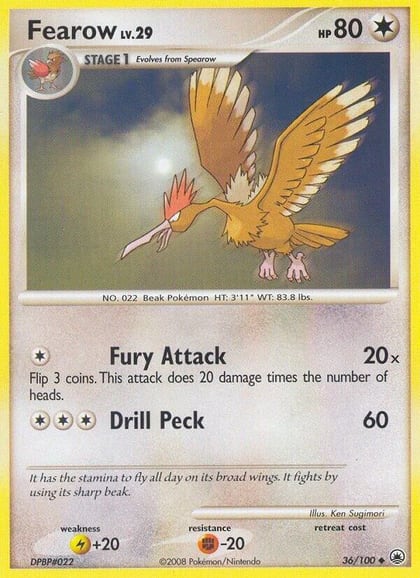 Fearow, Majestic Dawn 36/100