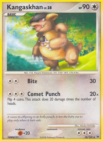 Kangaskhan, Majestic Dawn 38/100