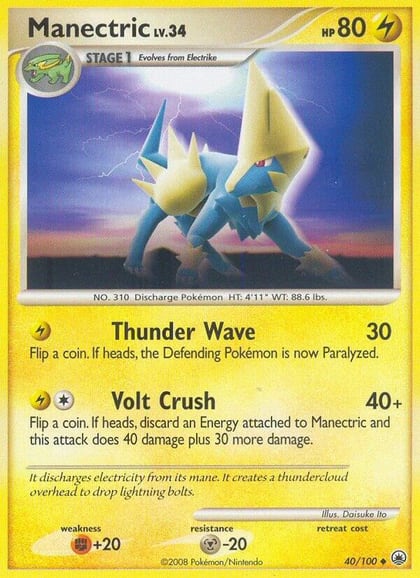 Manectric, Majestic Dawn 40/100