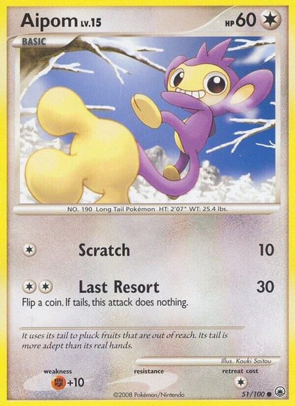 Aipom (51), Majestic Dawn 51/100
