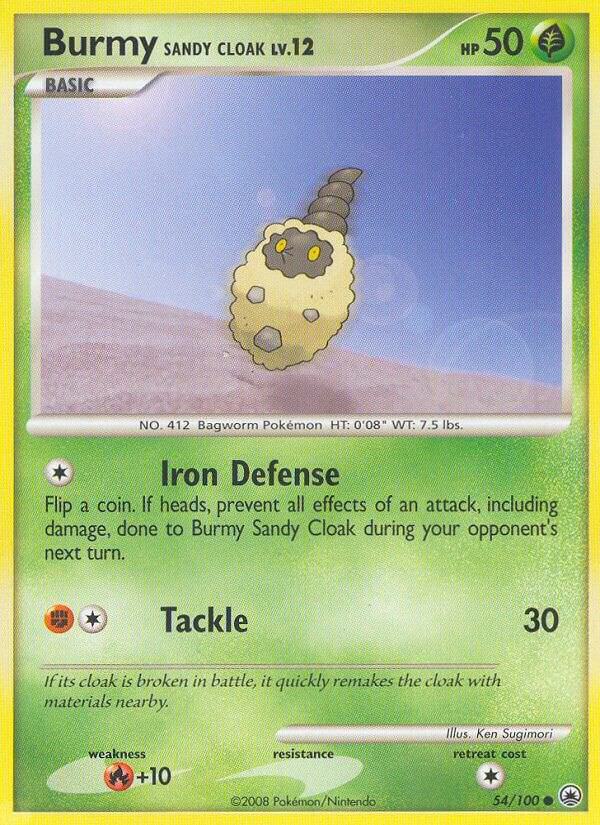 Burmy Sandy Cloak, Majestic Dawn 54/100