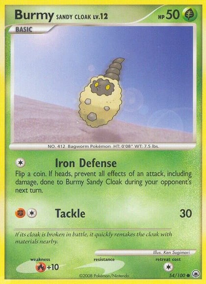 Burmy Sandy Cloak, Majestic Dawn 54/100