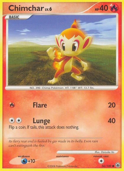 Chimchar (56), Majestic Dawn 56/100