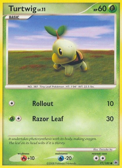 Turtwig (77), Majestic Dawn 77/100