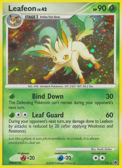 Leafeon (7), Majestic Dawn 7/100