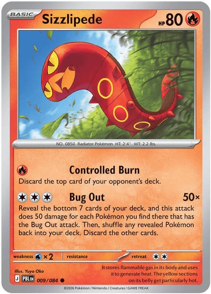 Sizzlipede, ME05: Pitch Black 009/084