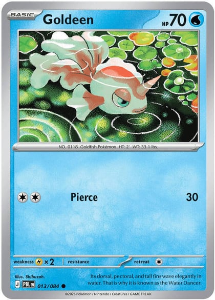 Goldeen - 013/084, ME05: Pitch Black 013/084