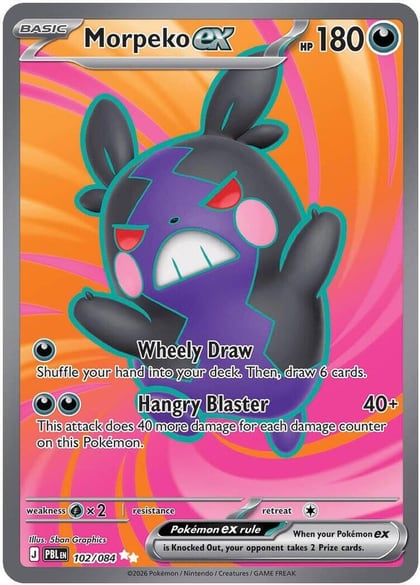Morpeko ex - 102/084, ME05: Pitch Black 102/084
