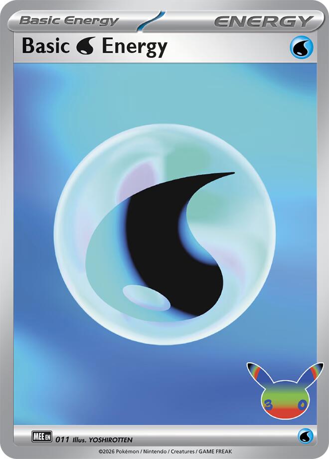 Basic Water Energy - 011 (30th Celebration), MEE: Mega Evolution Energies 011