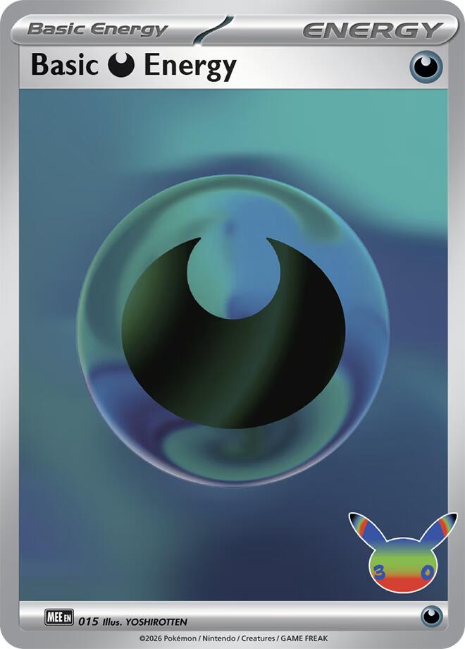 Basic Darkness Energy - 015 (30th Celebration), MEE: Mega Evolution Energies 015