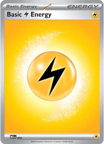Basic Lightning Energy - 004, MEE: Mega Evolution Energies 4